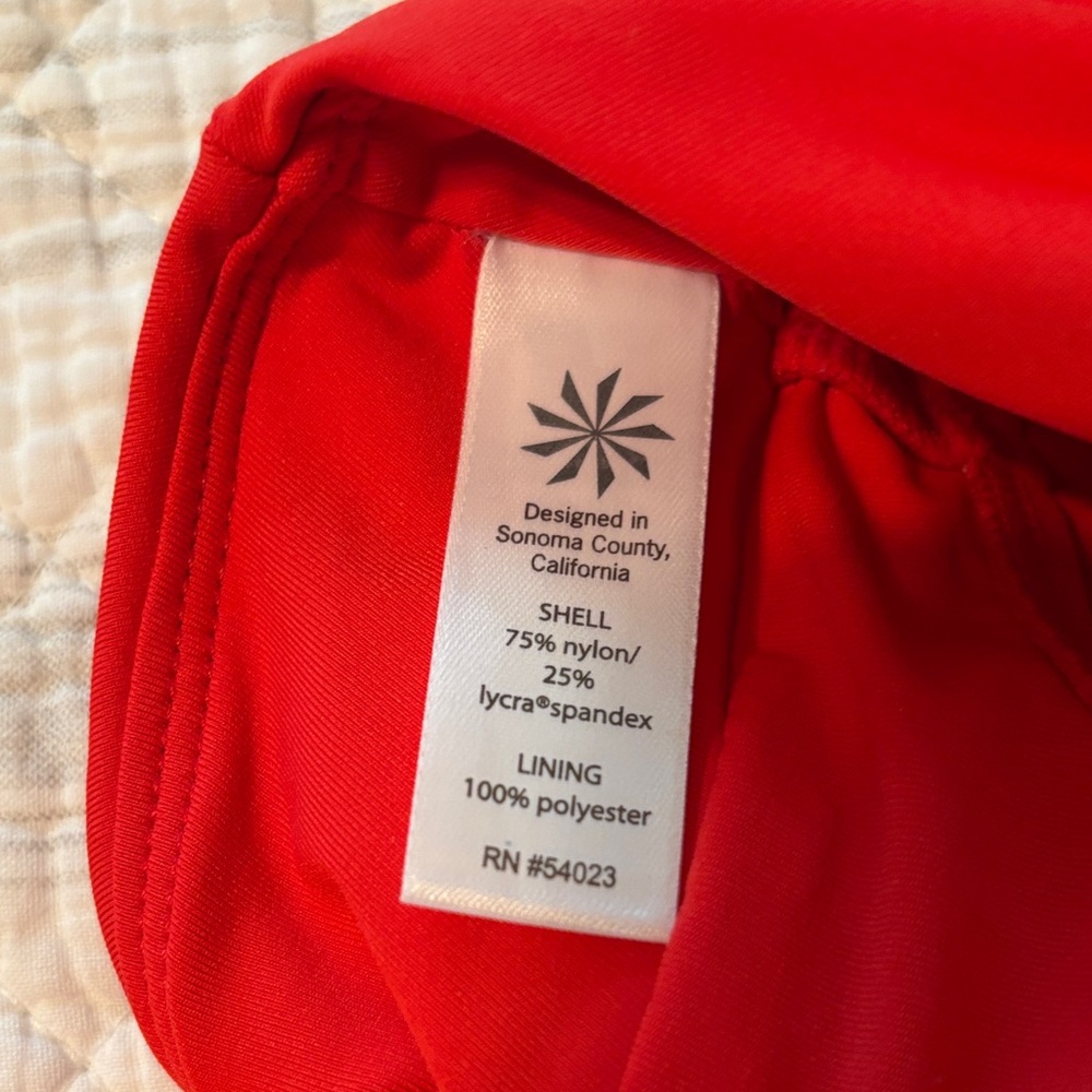 Red Swim Bottom From Athleta - Picture 3 of 6